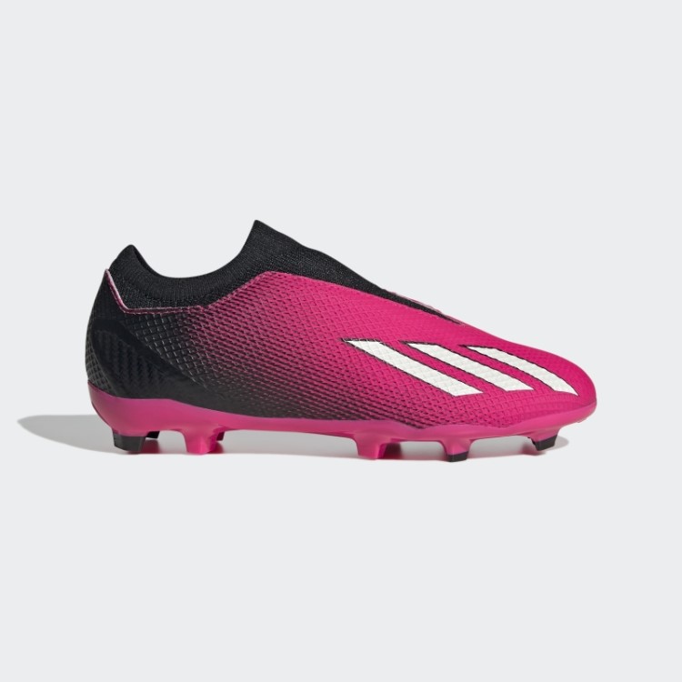 Rosa X Speedportal.3 Chuteiras De Futebol De Campo Firme Sem Cadarço Adidas