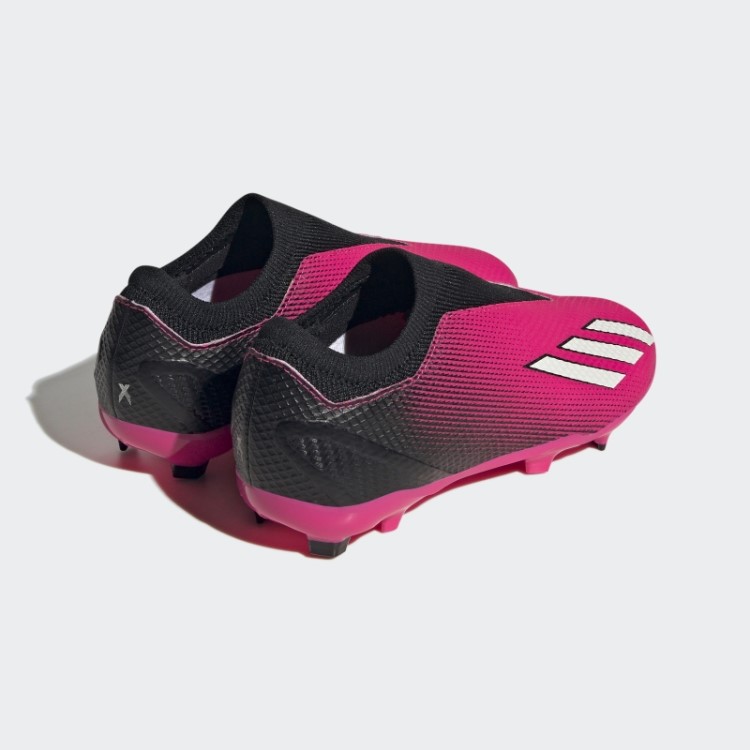 Rosa X Speedportal.3 Chuteiras De Futebol De Campo Firme Sem Cadarço Adidas