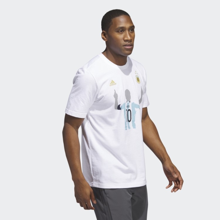 Camiseta Branca Adidas Argentina 2022 Vencedores
