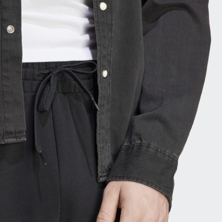 Bermuda Cargo French Terry Black Essentials Adidas