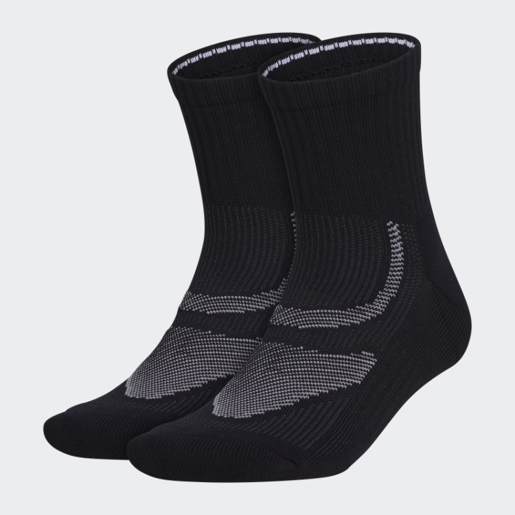 Meias Cano Médio Superlite Performance 2 Pares Adidas Preto