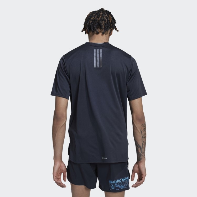 Adidas Projetado Para Correr Para Os Oceanos Camiseta Preta