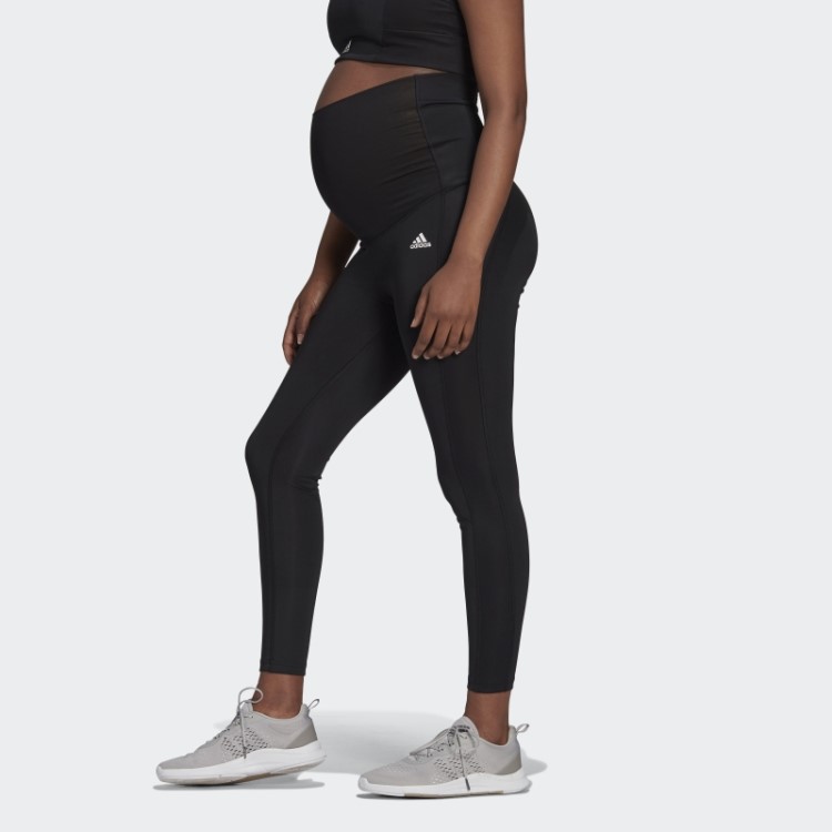 Calça Esportiva Adidas Preta Projetada Para Mover 7/8 (maternidade)