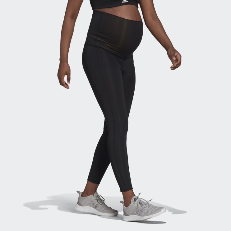 Calça Esportiva Adidas Preta Projetada Para Mover 7/8 (maternidade)