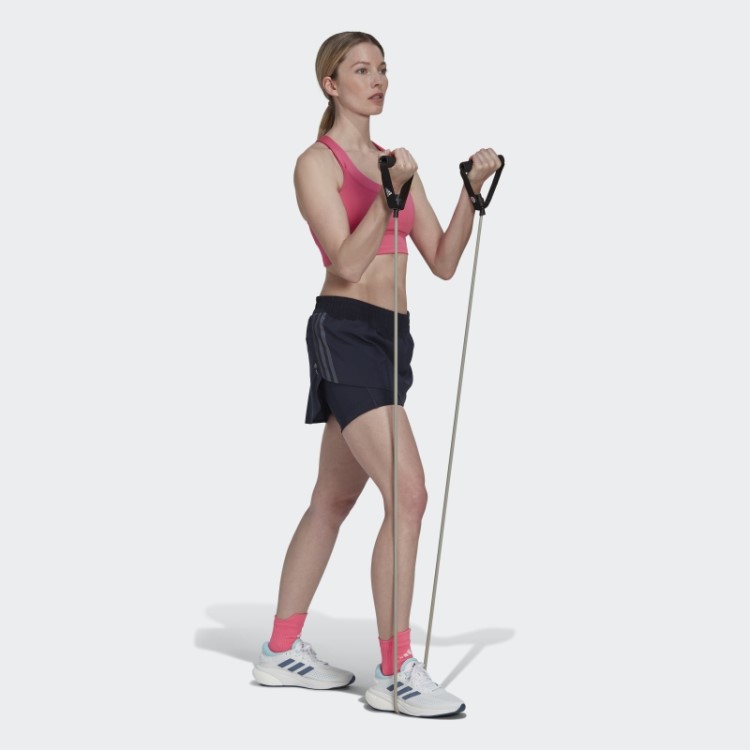 Sutiã De Bolso De Suporte Médio Magenta Adidas