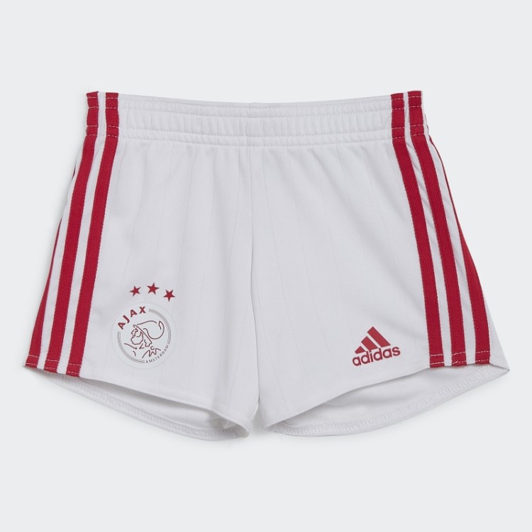 Adidas Bold Red Ajax Amsterdam 22/23 Kit De Bebê Em Casa