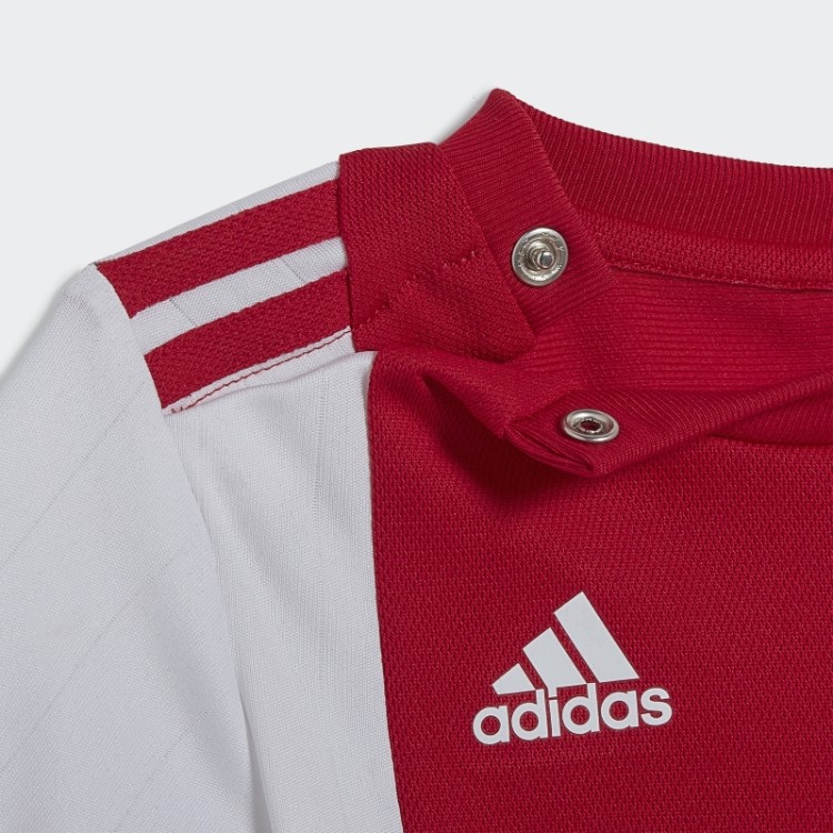 Adidas Bold Red Ajax Amsterdam 22/23 Kit De Bebê Em Casa