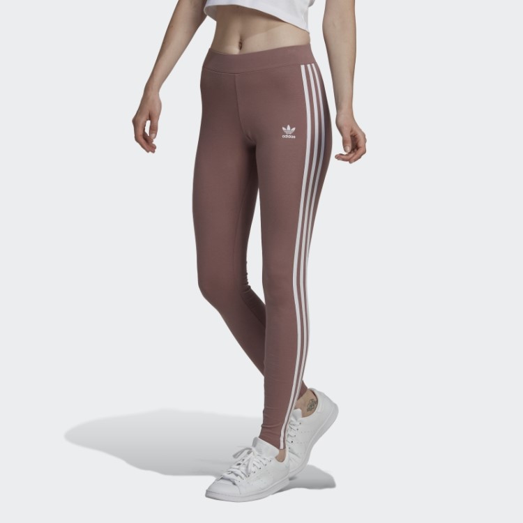 Meia-calça Adidas Adicolor Classics Com As Três Listras Roxa