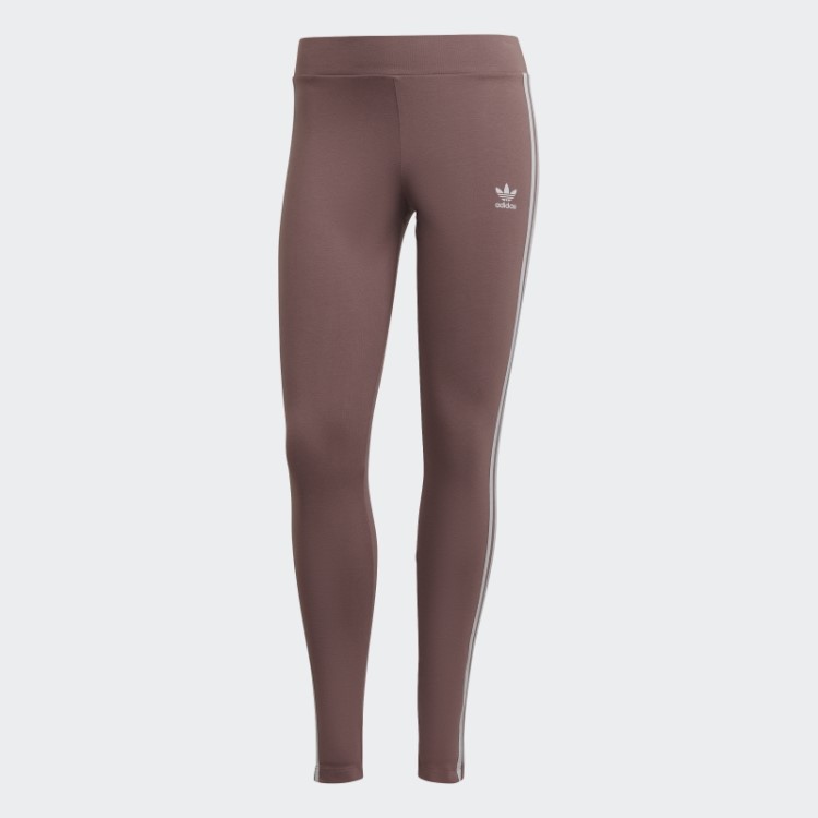 Meia-calça Adidas Adicolor Classics Com As Três Listras Roxa