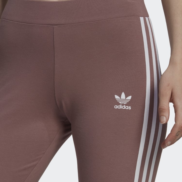 Meia-calça Adidas Adicolor Classics Com As Três Listras Roxa