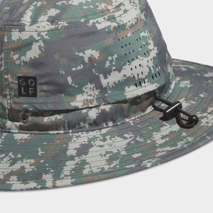 Boné Aba Larga Com Estampa Camuflada Adidas