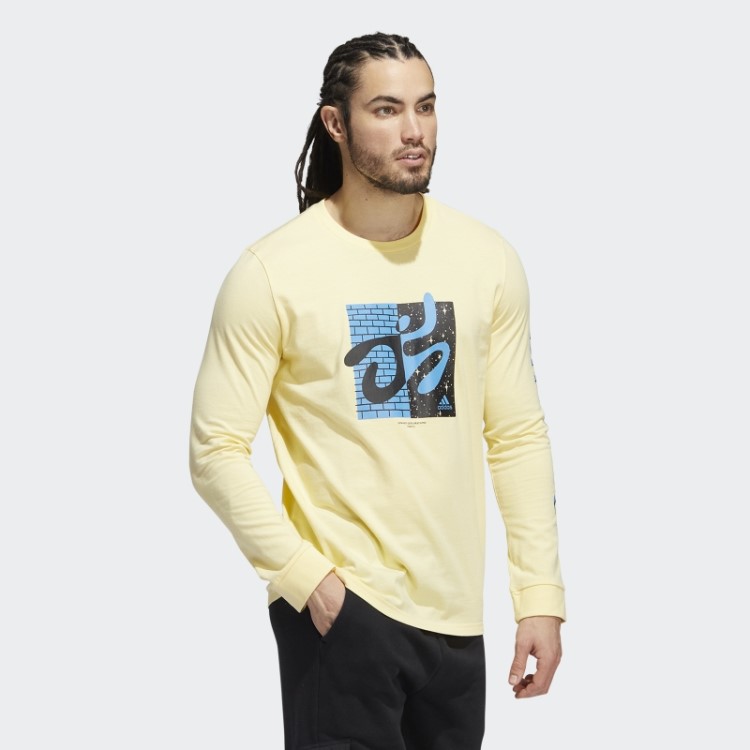 Adidas New York Series Camiseta Estampada Amarela