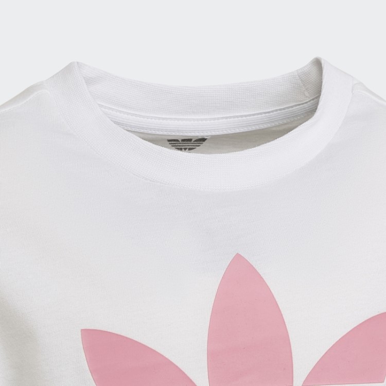Conjunto De Shorts E Camiseta Adicolor Branco Adidas