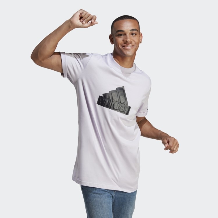 Silver Dawn Adidas Future Icons Badge Of Sport T-shirt