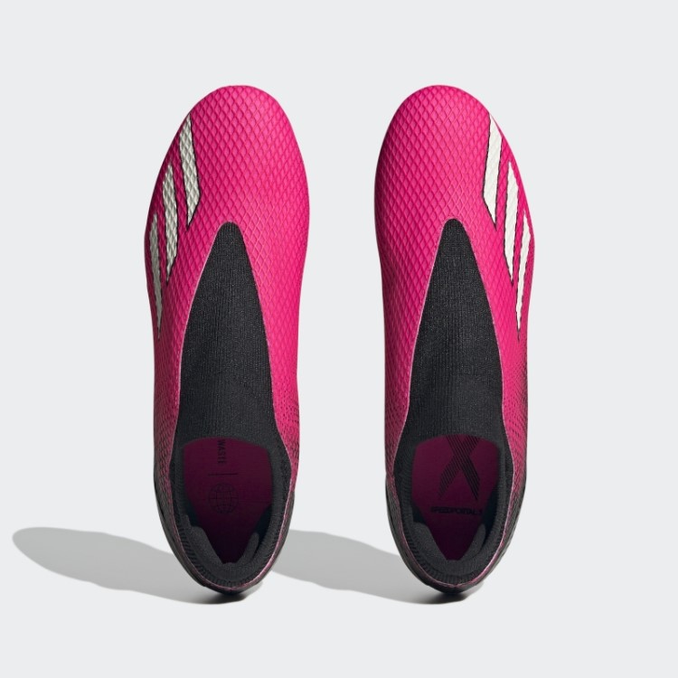 Adidas Pink X Speedportal.3 Chuteiras De Futebol De Campo Firme Sem Cadarço