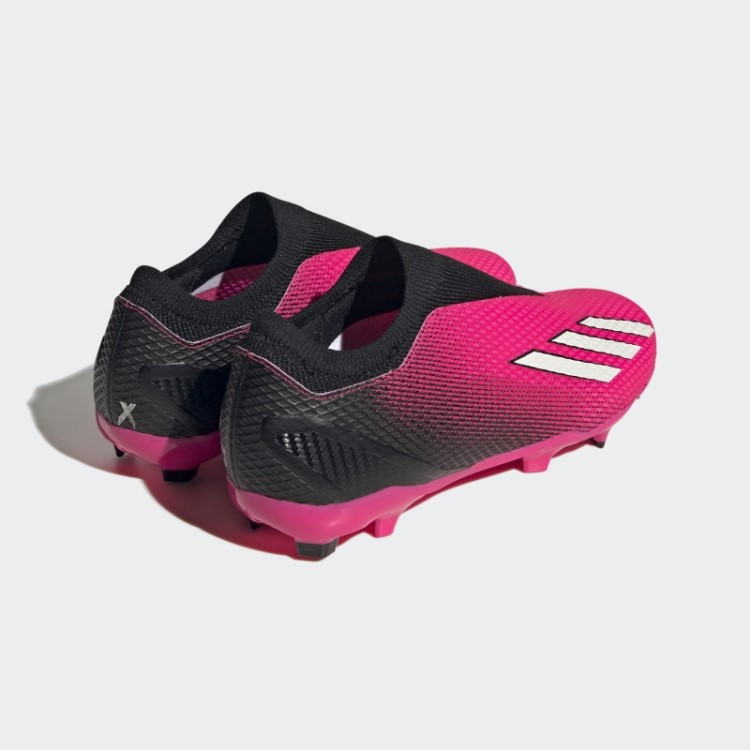 Adidas Pink X Speedportal.3 Chuteiras De Futebol De Campo Firme Sem Cadarço