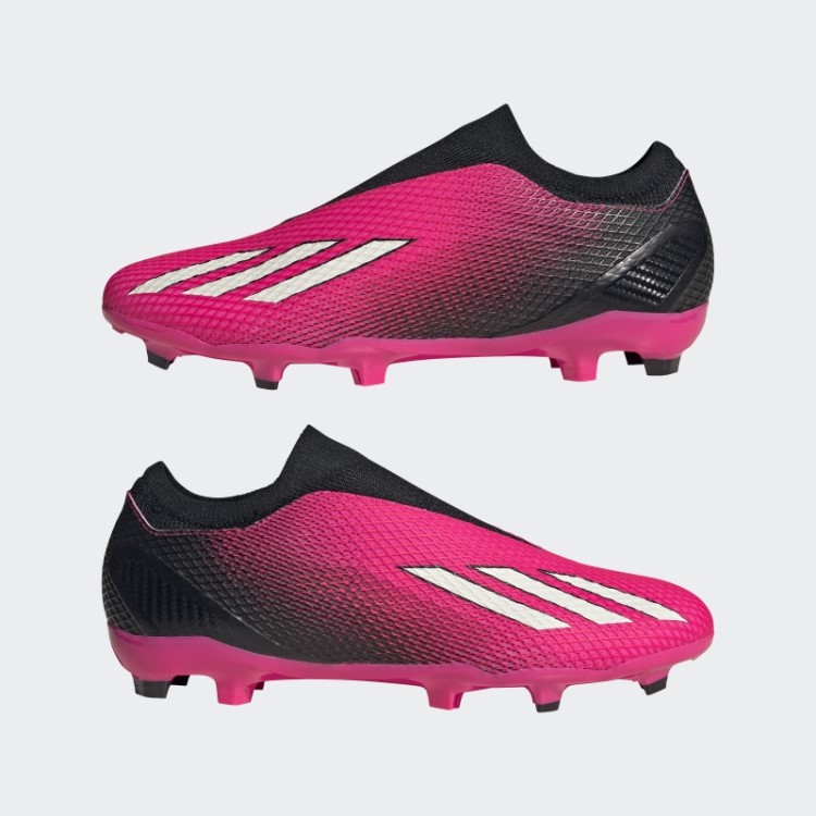 Adidas Pink X Speedportal.3 Chuteiras De Futebol De Campo Firme Sem Cadarço