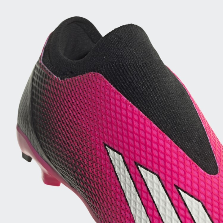Adidas Pink X Speedportal.3 Chuteiras De Futebol De Campo Firme Sem Cadarço