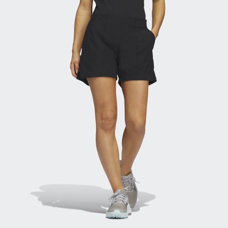 Bermuda De Golfe Preta Adidas Pintuck De 5 Polegadas