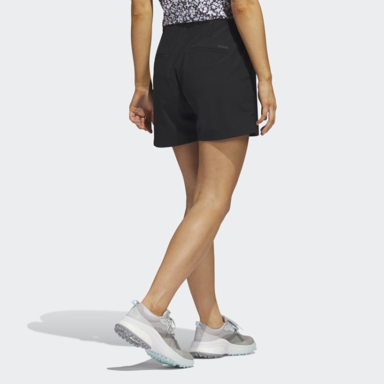 Bermuda De Golfe Preta Adidas Pintuck De 5 Polegadas