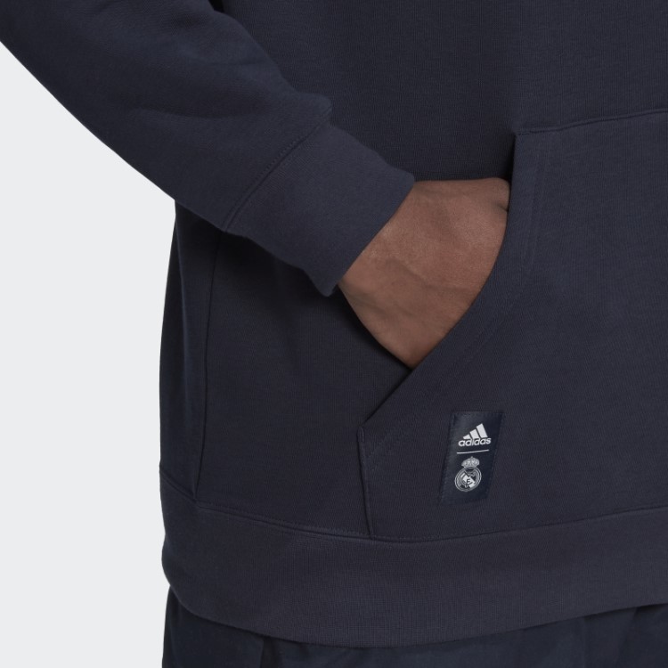 Adidas Real Madrid Moletom Com Capuz Gráfico Dna Noite Marinho