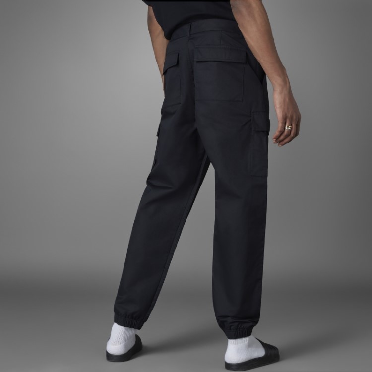 Calça Cargo Adidas Versão Azul Essencial Preta