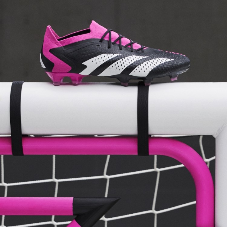 Adidas Predador Precisão.1 Chuteiras Pretas Para Chão Firme