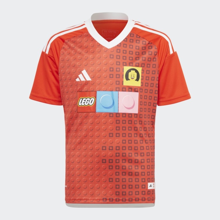 Camisa Adidas X Lego Laranja Quente Ousada