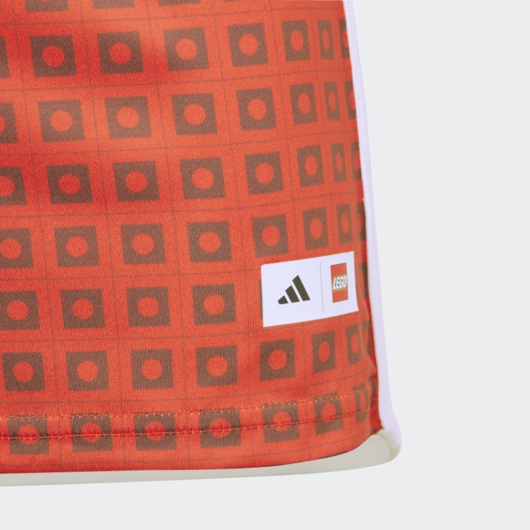 Camisa Adidas X Lego Laranja Quente Ousada