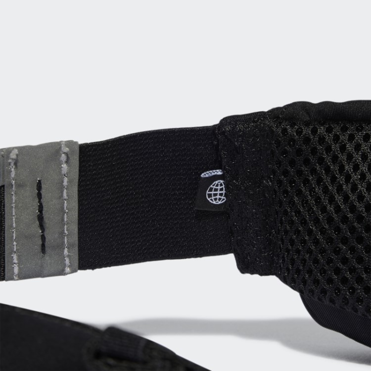 Bolsa De Cintura Preta Com Cinto De Corrida Adidas