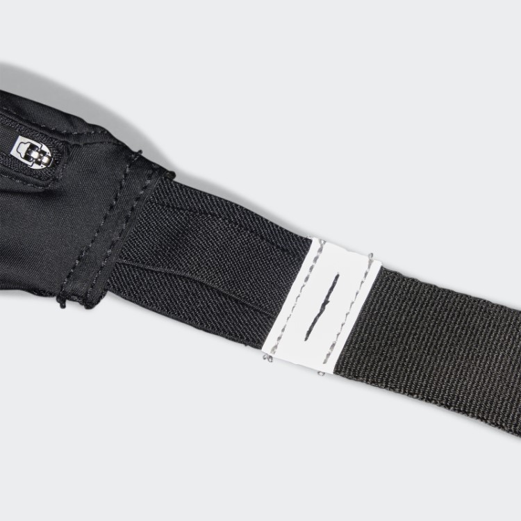 Bolsa De Cintura Preta Com Cinto De Corrida Adidas