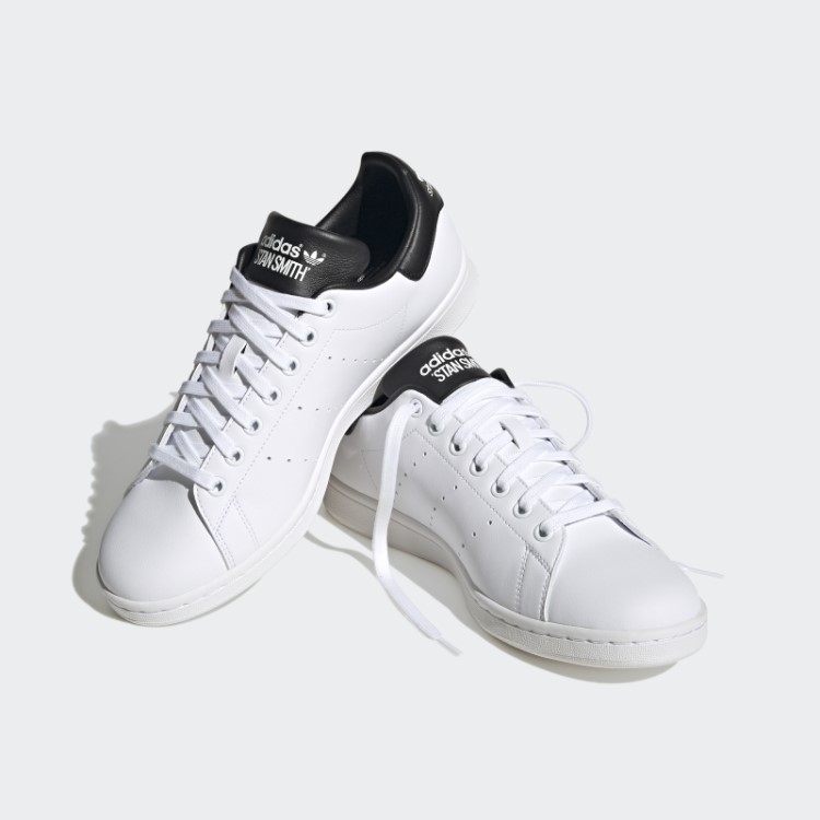 Sapatos Adidas Stan Smith Branco/preto Moda