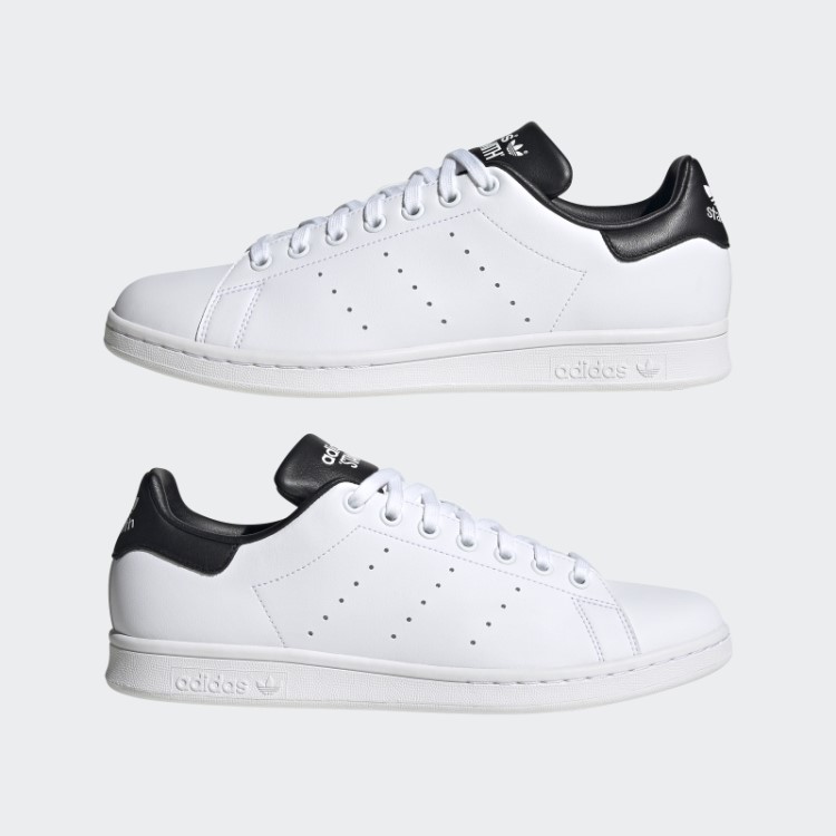 Sapatos Adidas Stan Smith Branco/preto Moda