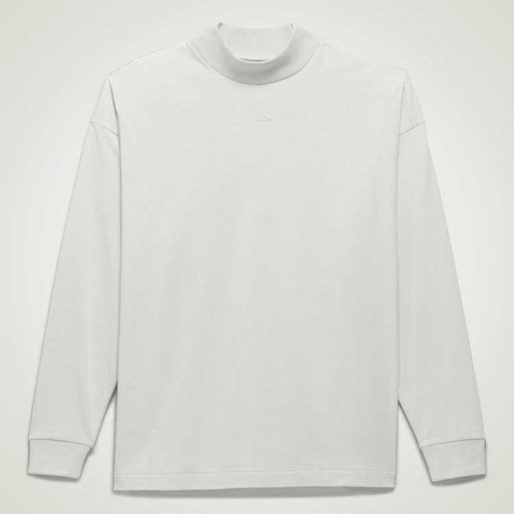 Adidas Basquete Camiseta Manga Longa Alumínio Quente
