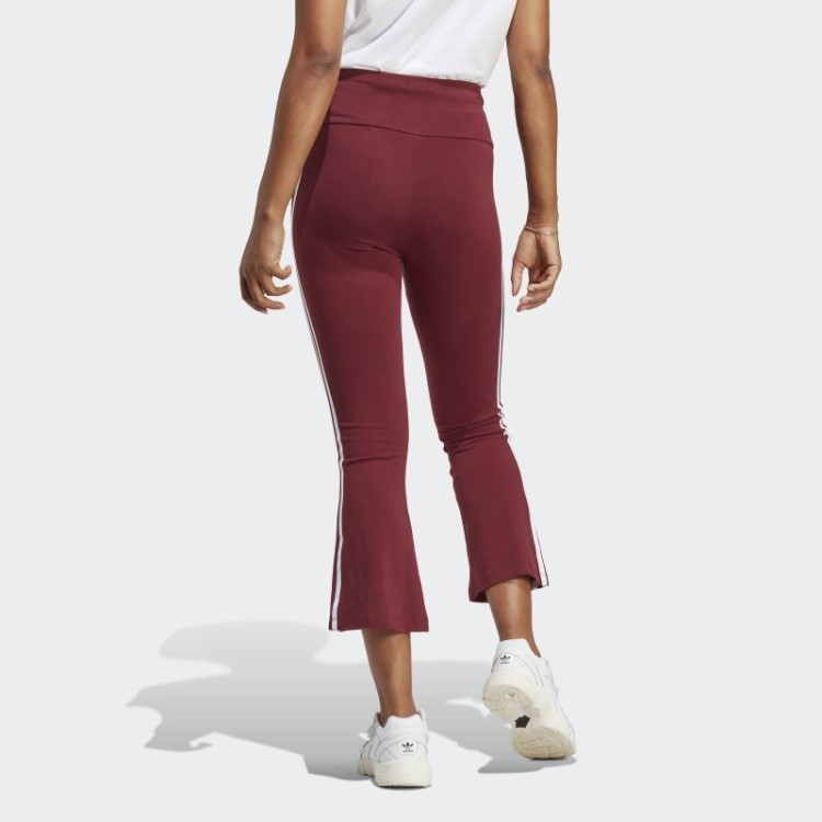 Legging Vermelho Adidas Adicolor Classics 3 Listras 7/8 Flare