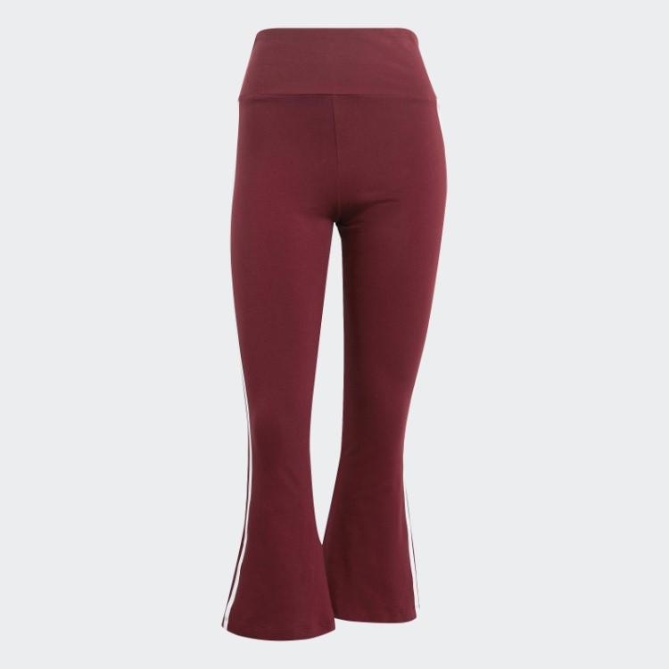 Legging Vermelho Adidas Adicolor Classics 3 Listras 7/8 Flare