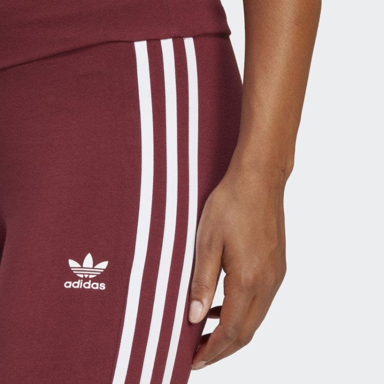 Legging Vermelho Adidas Adicolor Classics 3 Listras 7/8 Flare