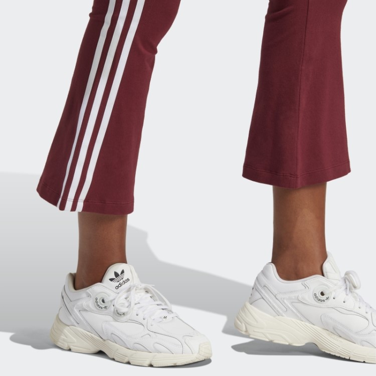 Legging Vermelho Adidas Adicolor Classics 3 Listras 7/8 Flare