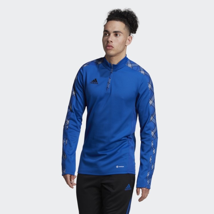 Camisa De Meia Camada De Lã Tiro Azul Royal Adidas