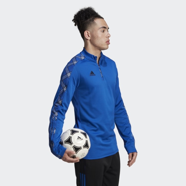 Camisa De Meia Camada De Lã Tiro Azul Royal Adidas
