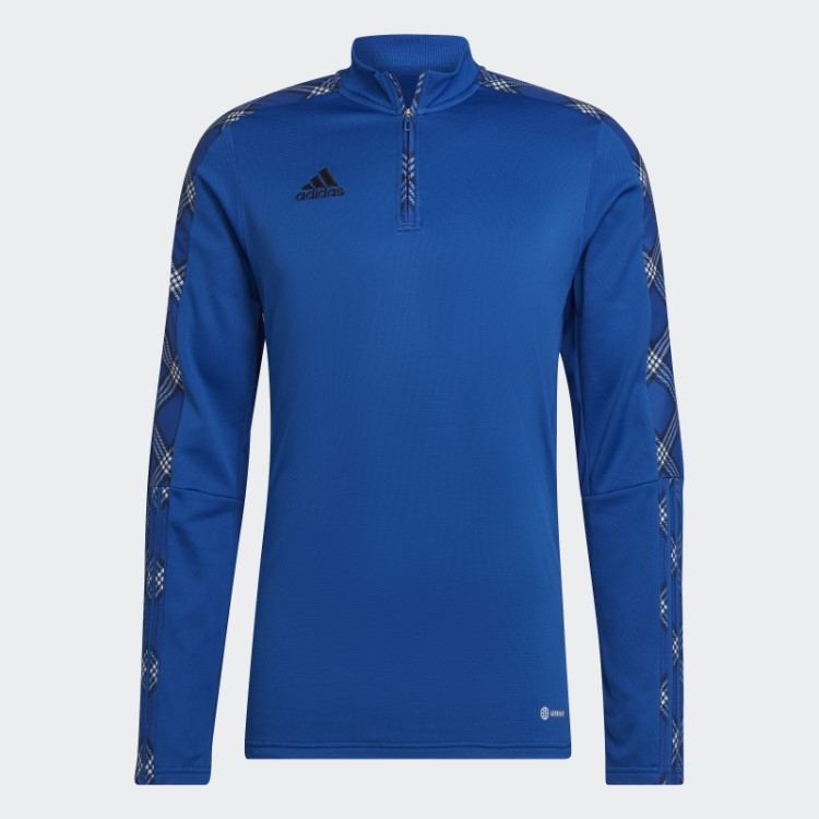 Camisa De Meia Camada De Lã Tiro Azul Royal Adidas