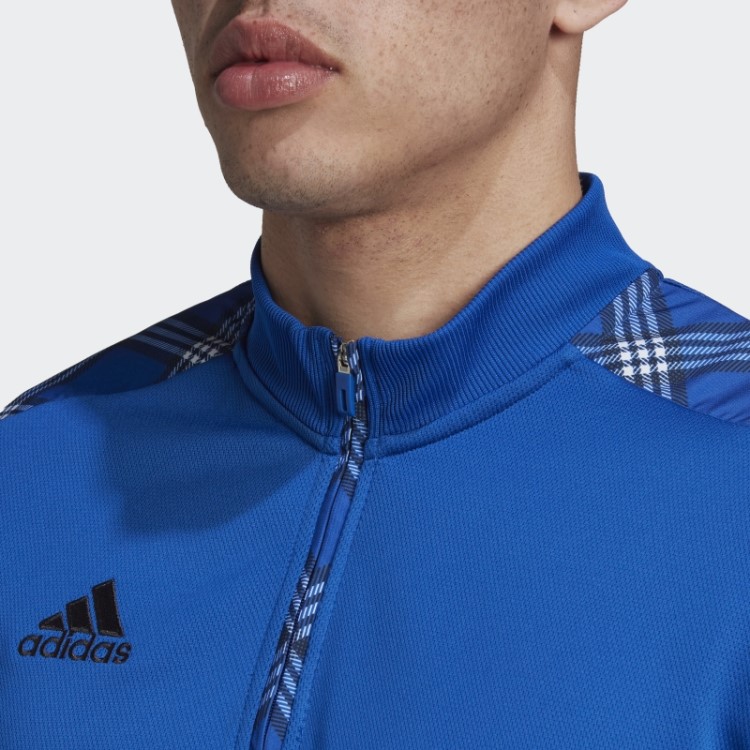 Camisa De Meia Camada De Lã Tiro Azul Royal Adidas