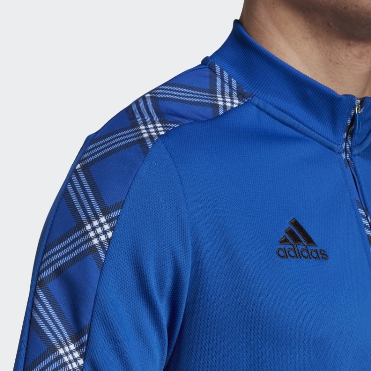 Camisa De Meia Camada De Lã Tiro Azul Royal Adidas