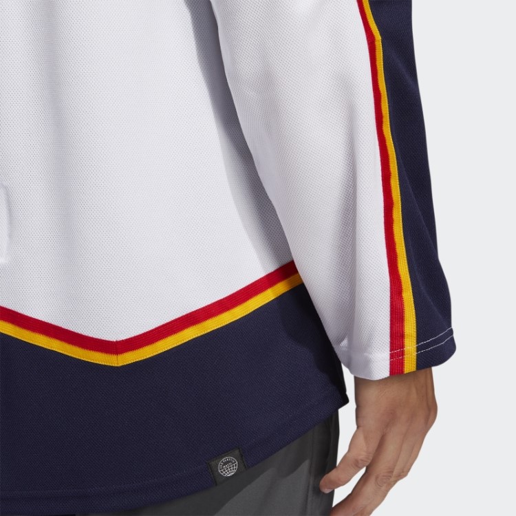 Camisa Avalanche Branca Autêntica Com Marca Reversa Retrô Adidas
