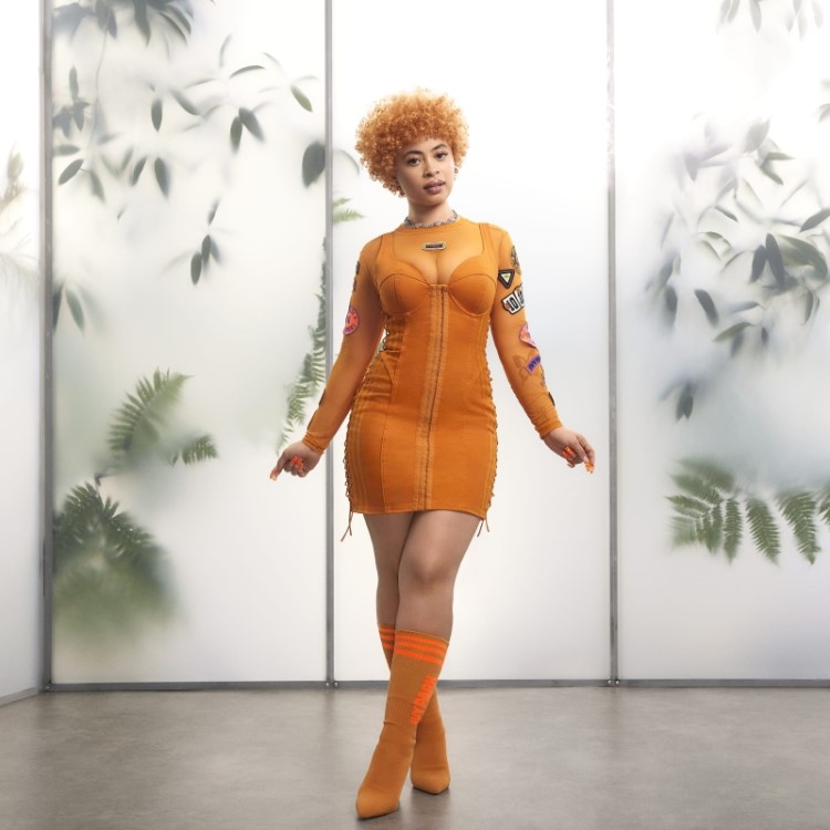 Body Em Power Mesh Laranja Focus Adidas
