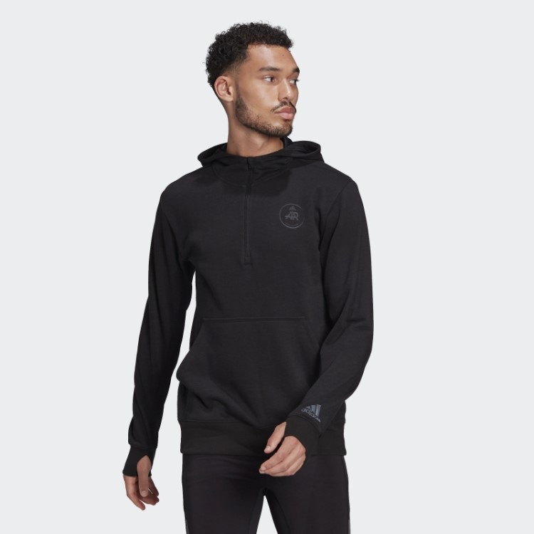 Moletom De Corrida Preto Adidas