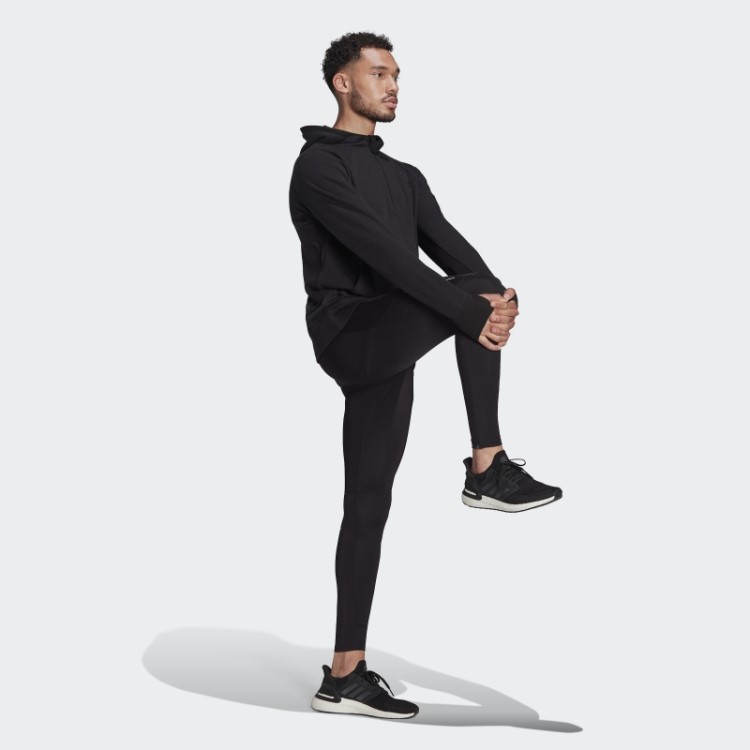 Moletom De Corrida Preto Adidas