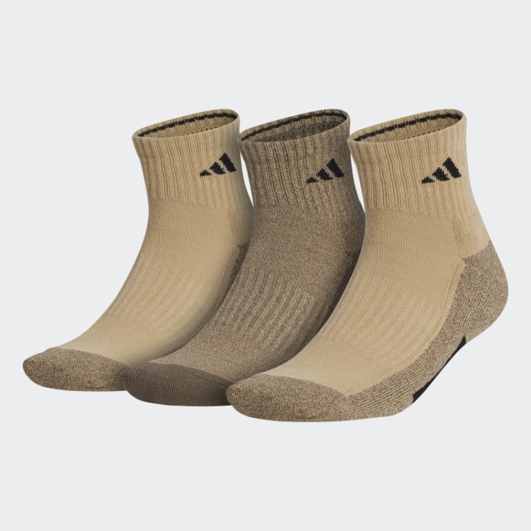 Meias Acolchoadas Bege X Trimestre 3 Pares Adidas