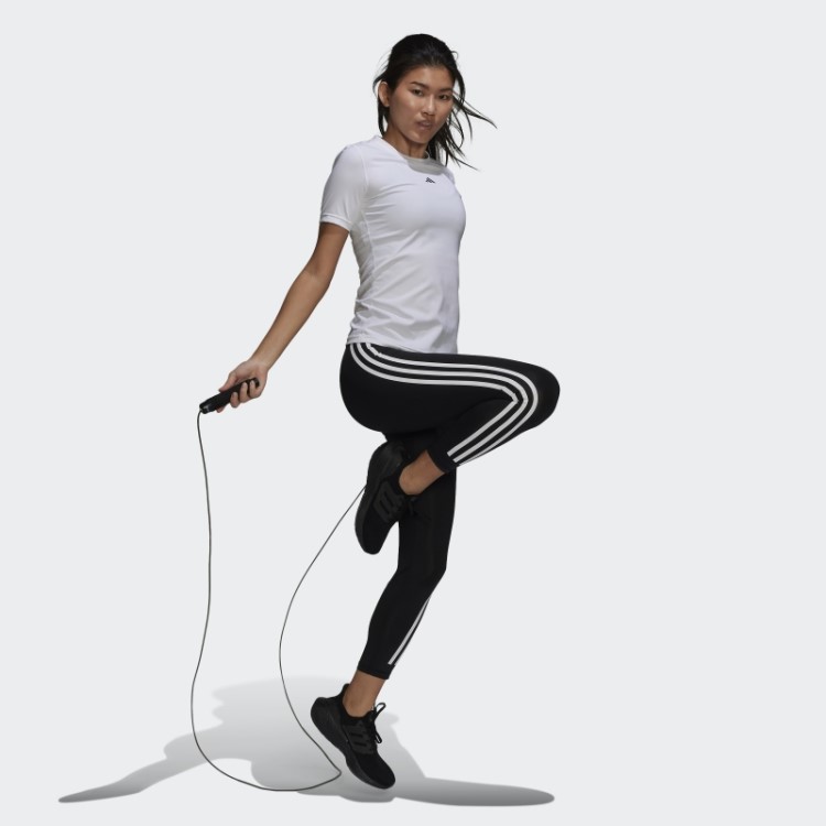 Legging Adidas Optime Trainicons 7/8 Preta