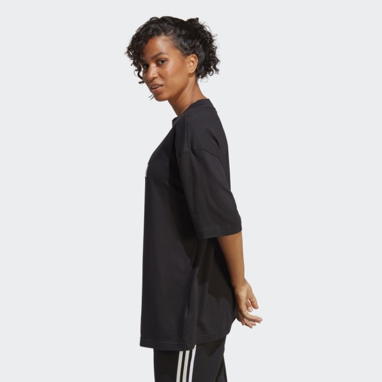 Crachá De ícones Do Futuro Preto Do Esporte Namorado Camiseta Adidas